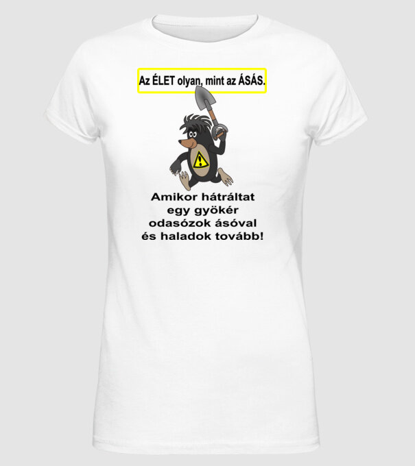  minta fehér pólón