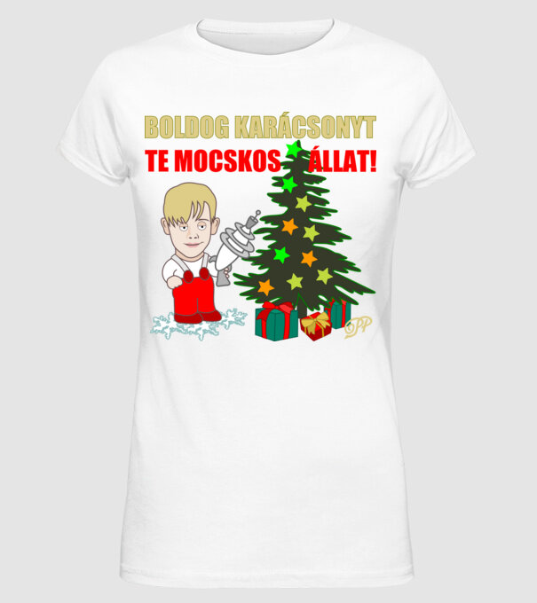  minta fehér pólón