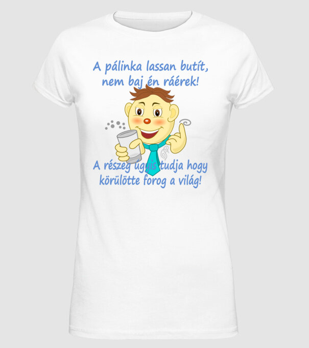  minta fehér pólón
