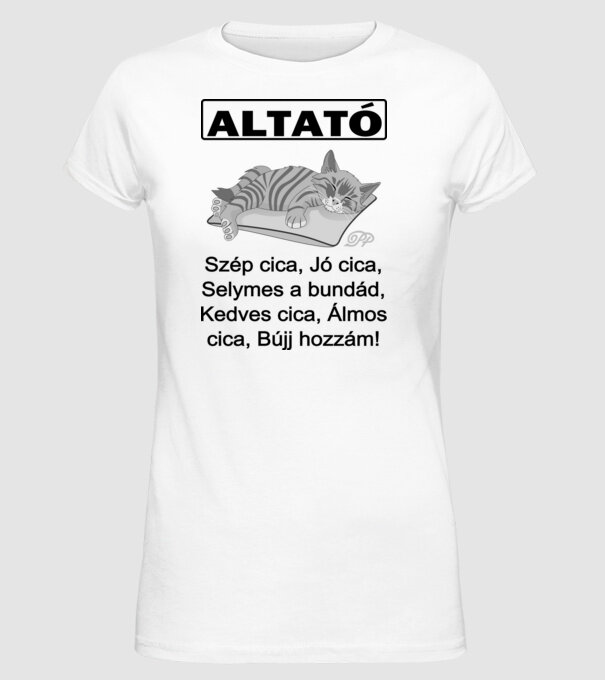  minta fehér pólón
