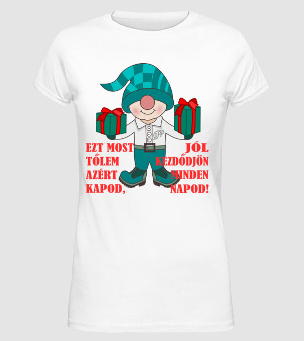  minta fehér pólón