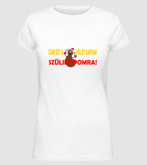  minta fehér pólón