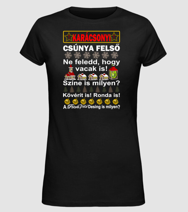  minta fekete pólón
