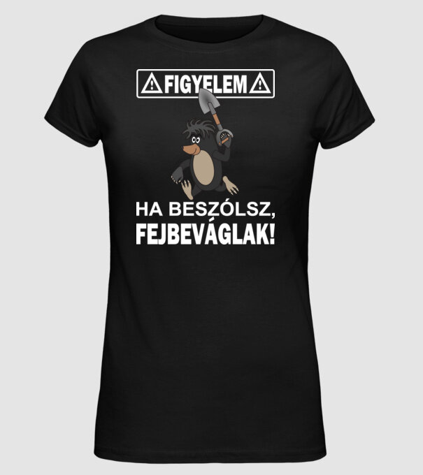  minta fekete pólón