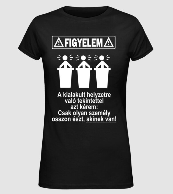  minta fekete pólón