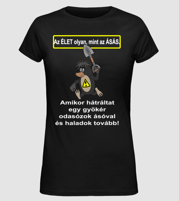  minta fekete pólón