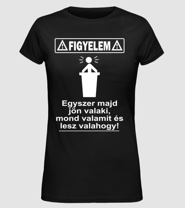  minta fekete pólón