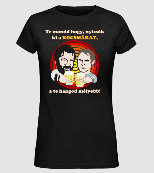  minta fekete pólón