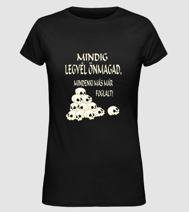  minta fekete pólón