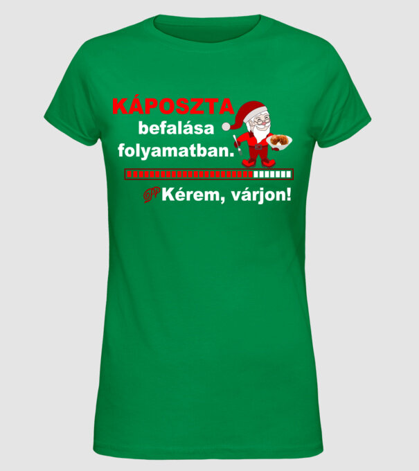  minta zöld pólón