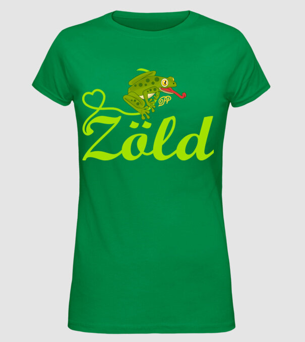  minta zöld pólón
