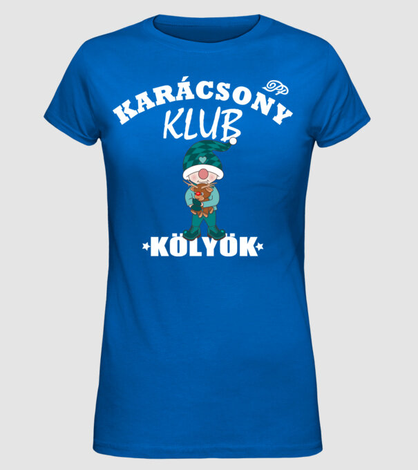  minta királykék pólón