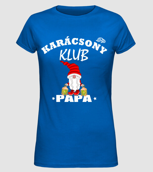  minta királykék pólón