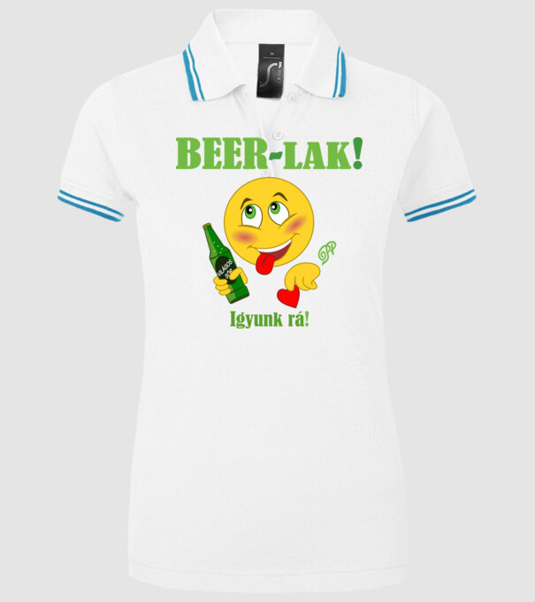  minta fehér pólón