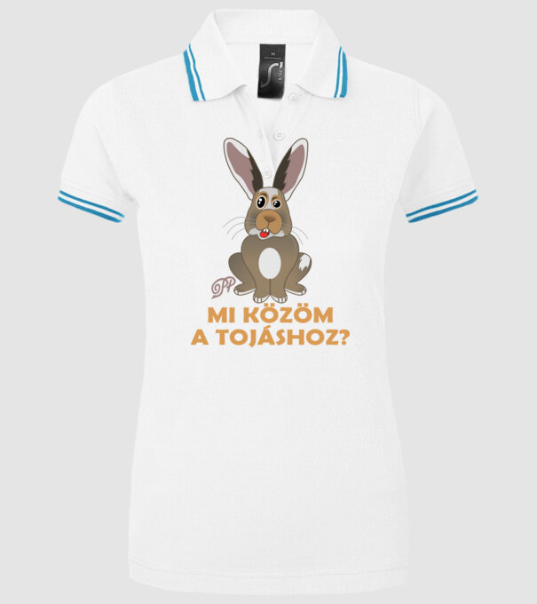  minta fehér pólón
