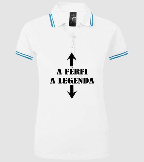  minta fehér pólón