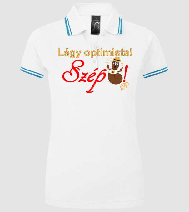  minta fehér pólón
