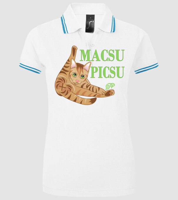  minta fehér pólón