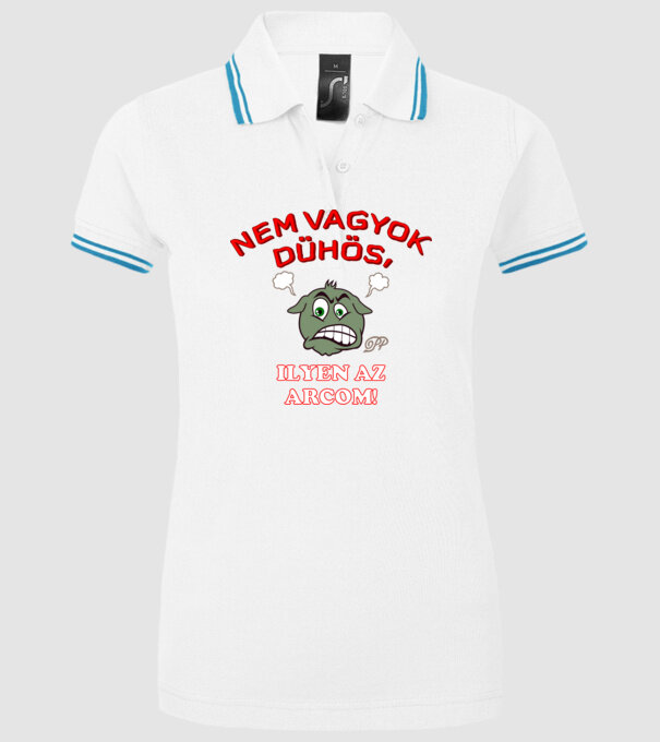  minta fehér pólón