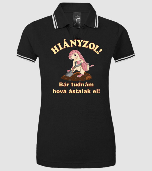  minta fekete pólón