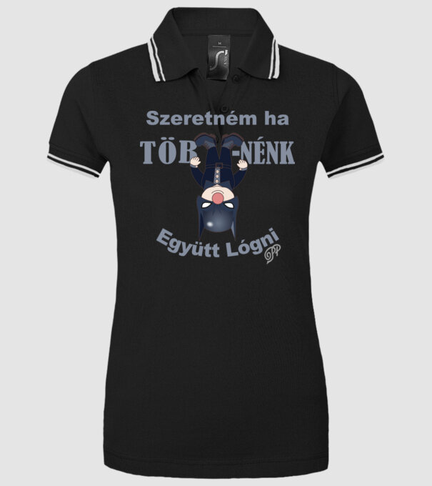  minta fekete pólón