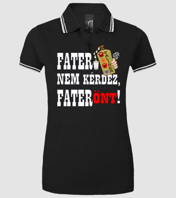  minta fekete pólón