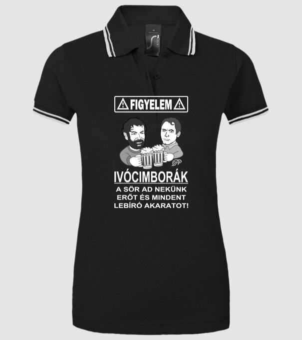  minta fekete pólón