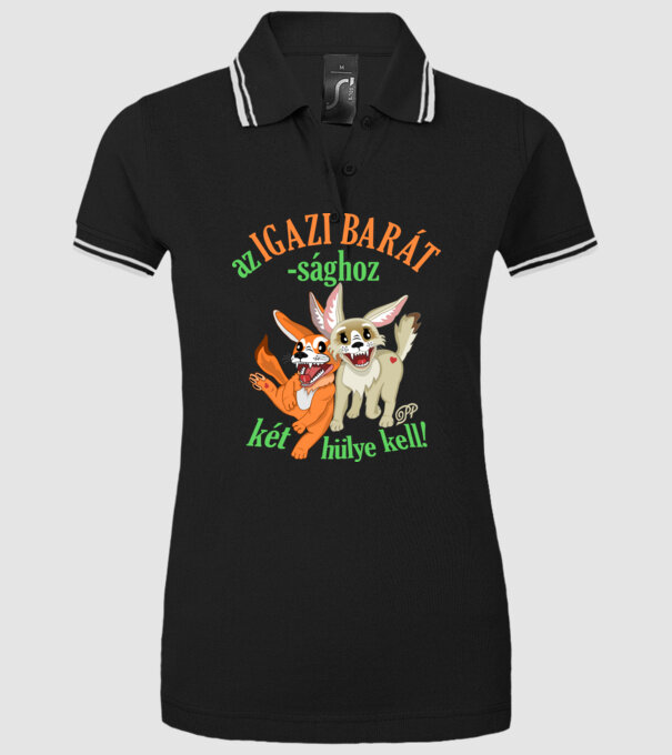  minta fekete pólón