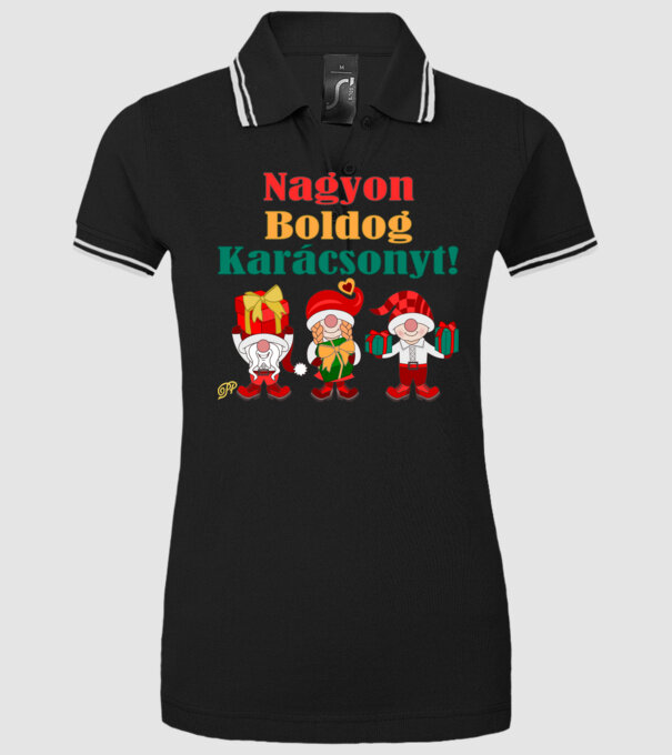  minta fekete pólón