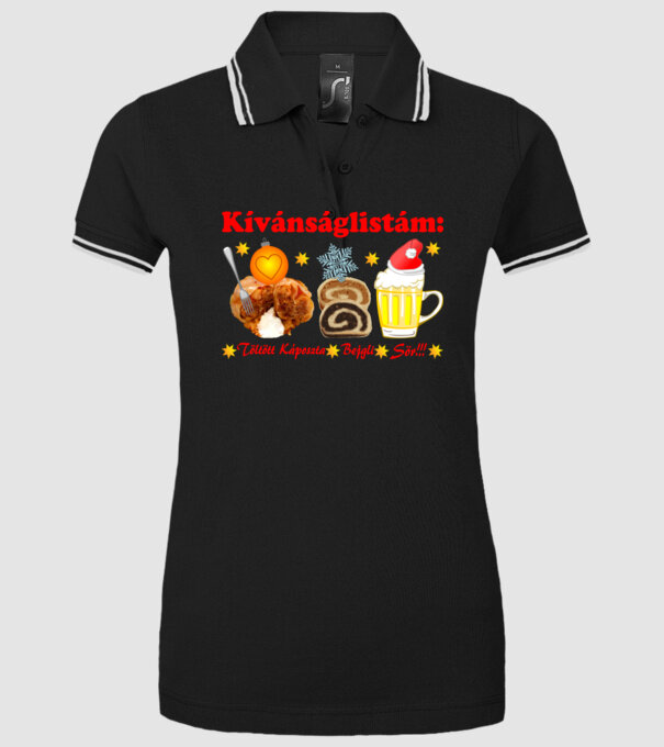  minta fekete pólón