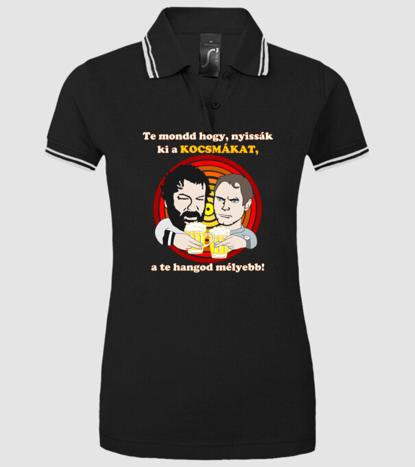  minta fekete pólón