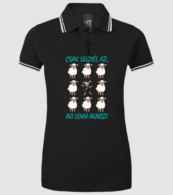  minta fekete pólón