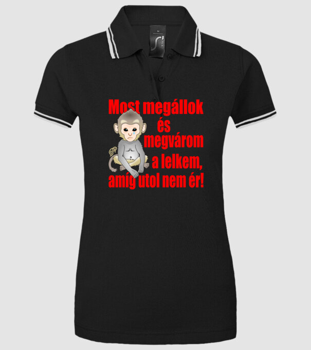  minta fekete pólón