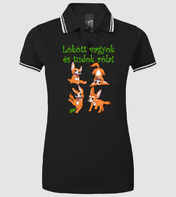  minta fekete pólón