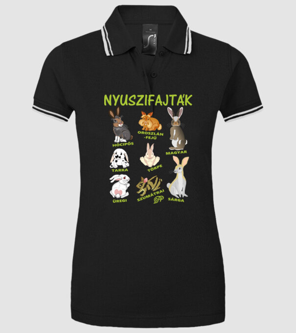  minta fekete pólón