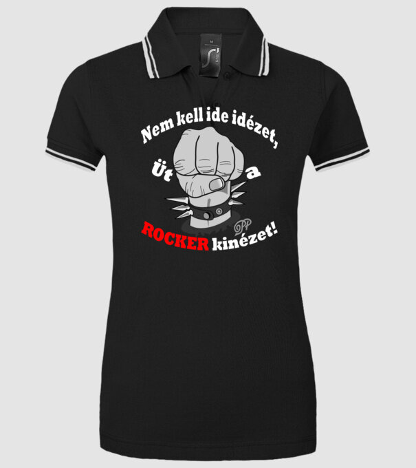  minta fekete pólón