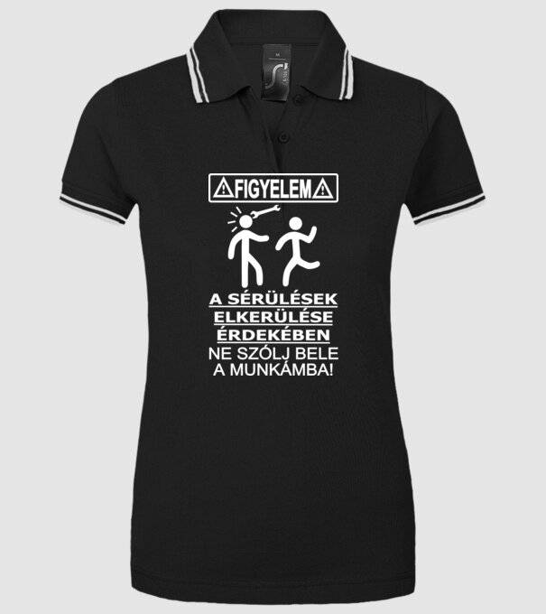  minta fekete pólón
