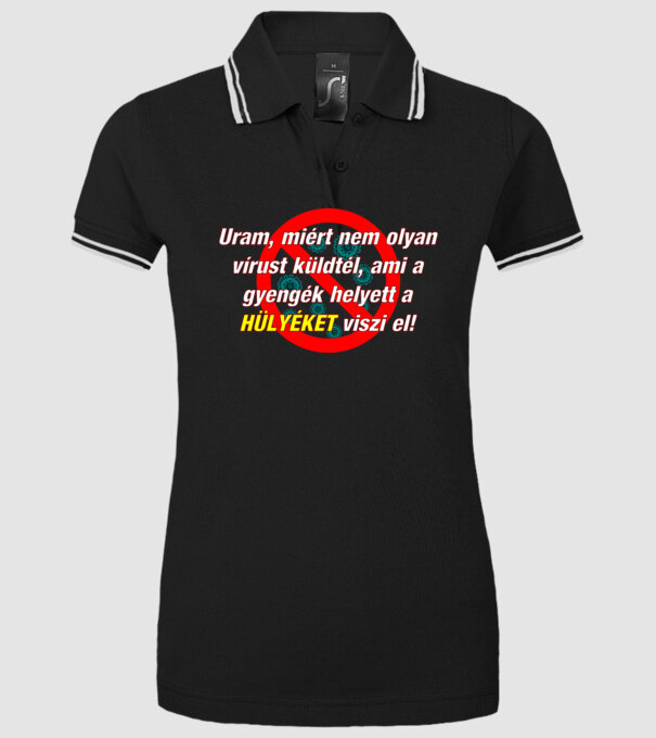  minta fekete pólón