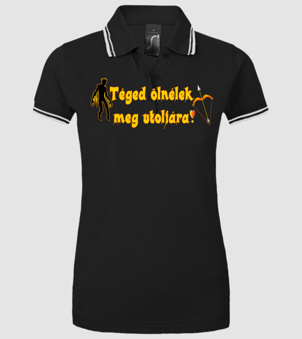  minta fekete pólón
