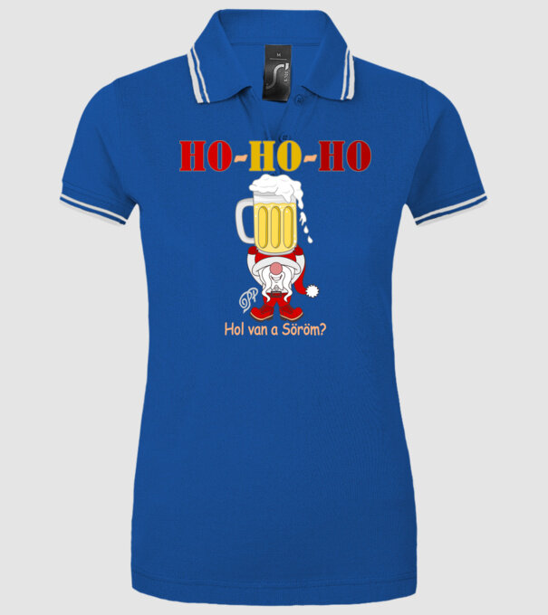  minta királykék pólón