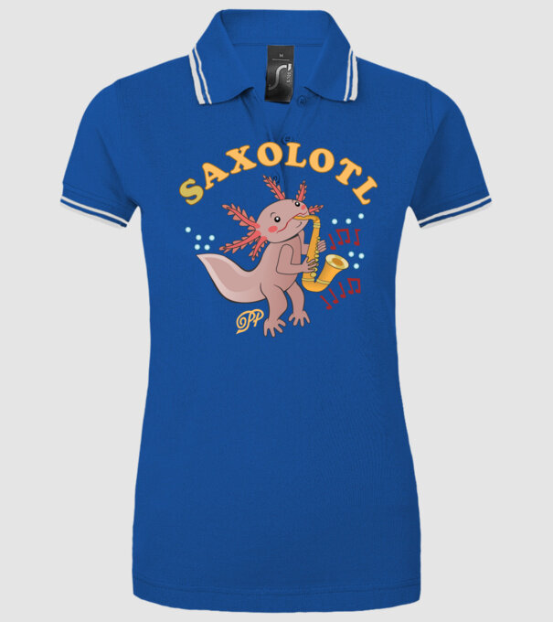  minta királykék pólón