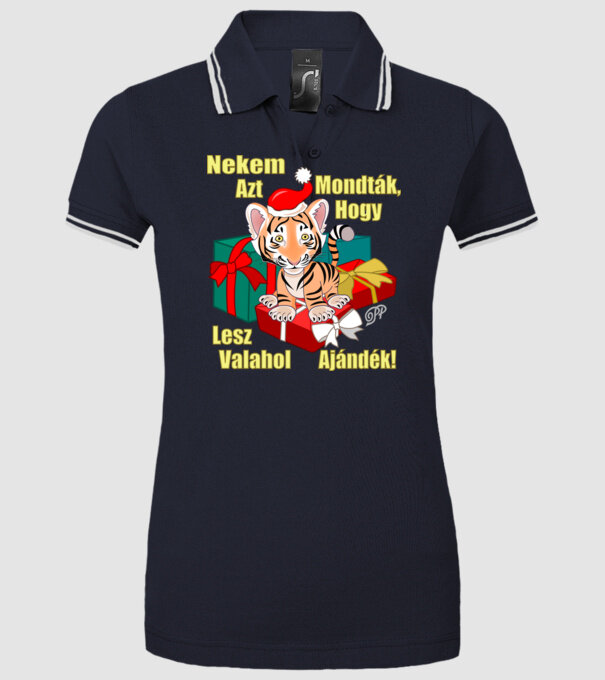  minta sötétkék pólón