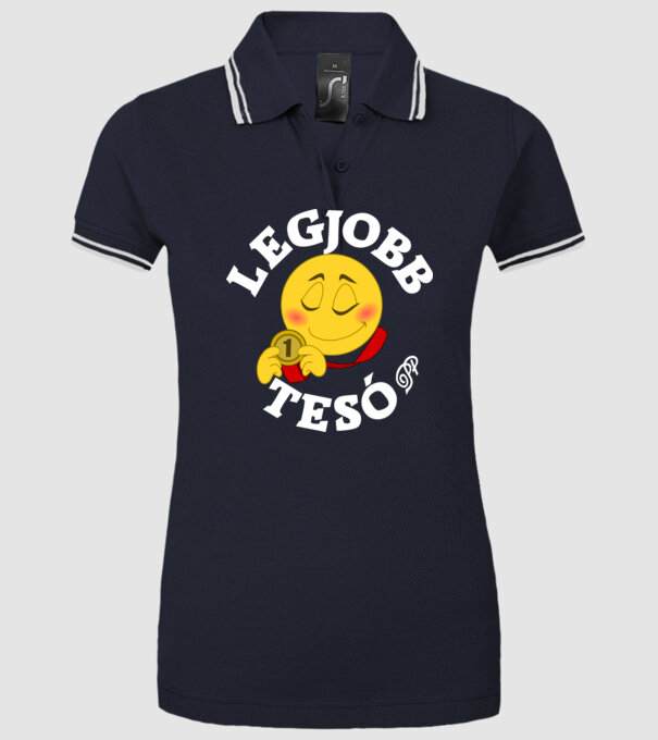  minta sötétkék pólón
