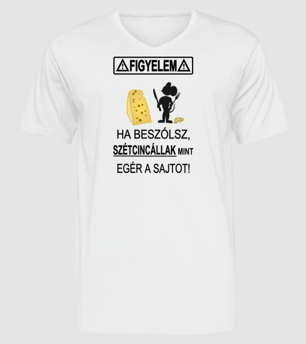  minta fehér pólón