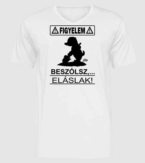  minta fehér pólón