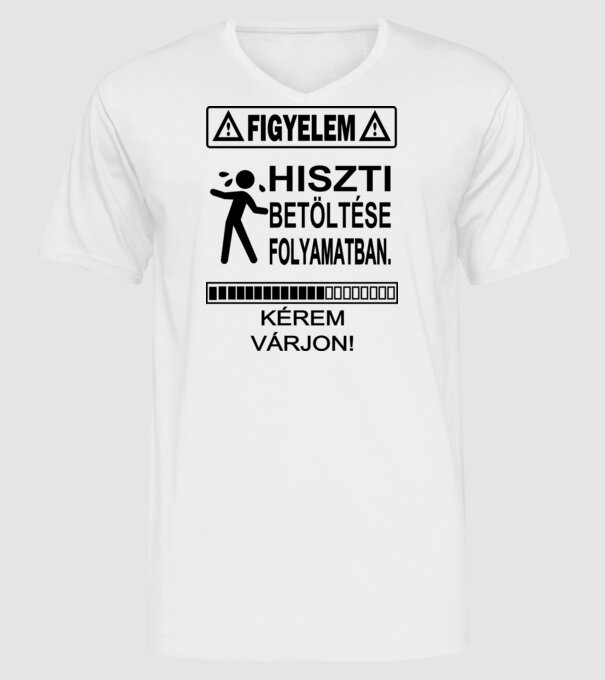  minta fehér pólón