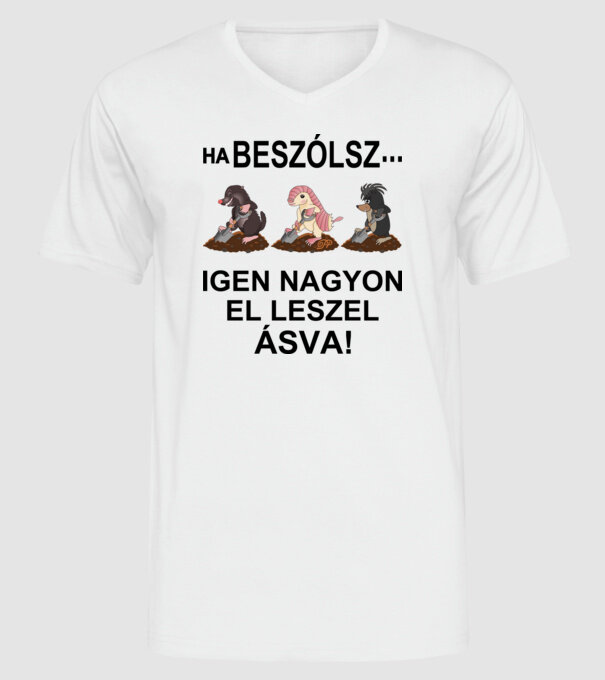  minta fehér pólón