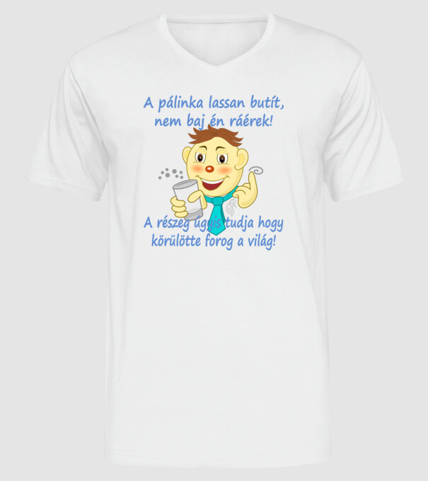  minta fehér pólón