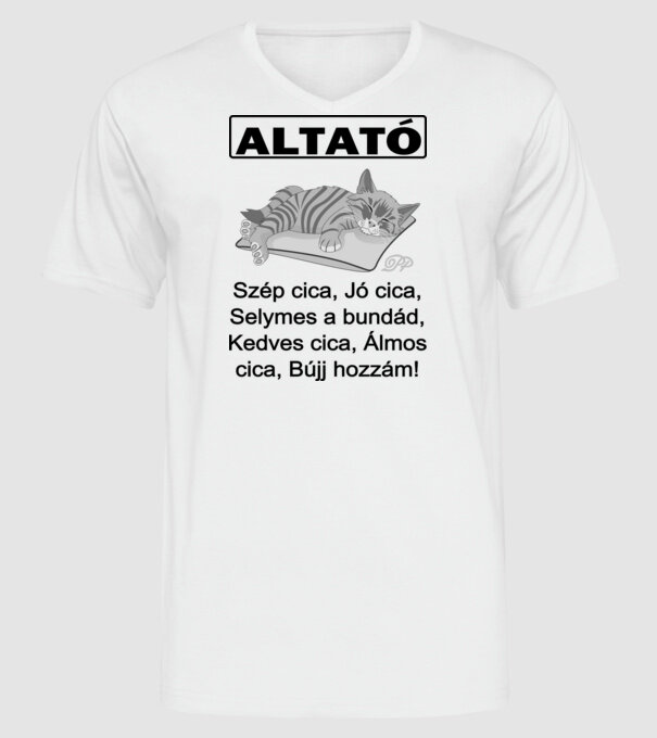  minta fehér pólón