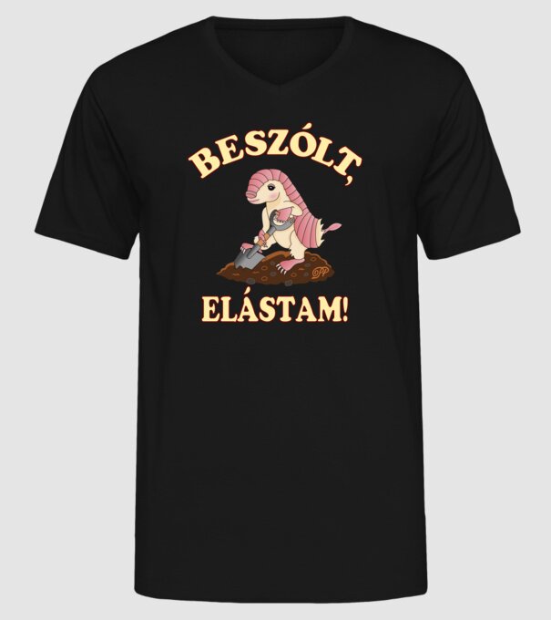  minta fekete pólón